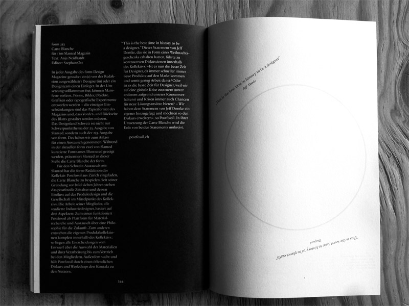 Postfossil Slanted Magazine